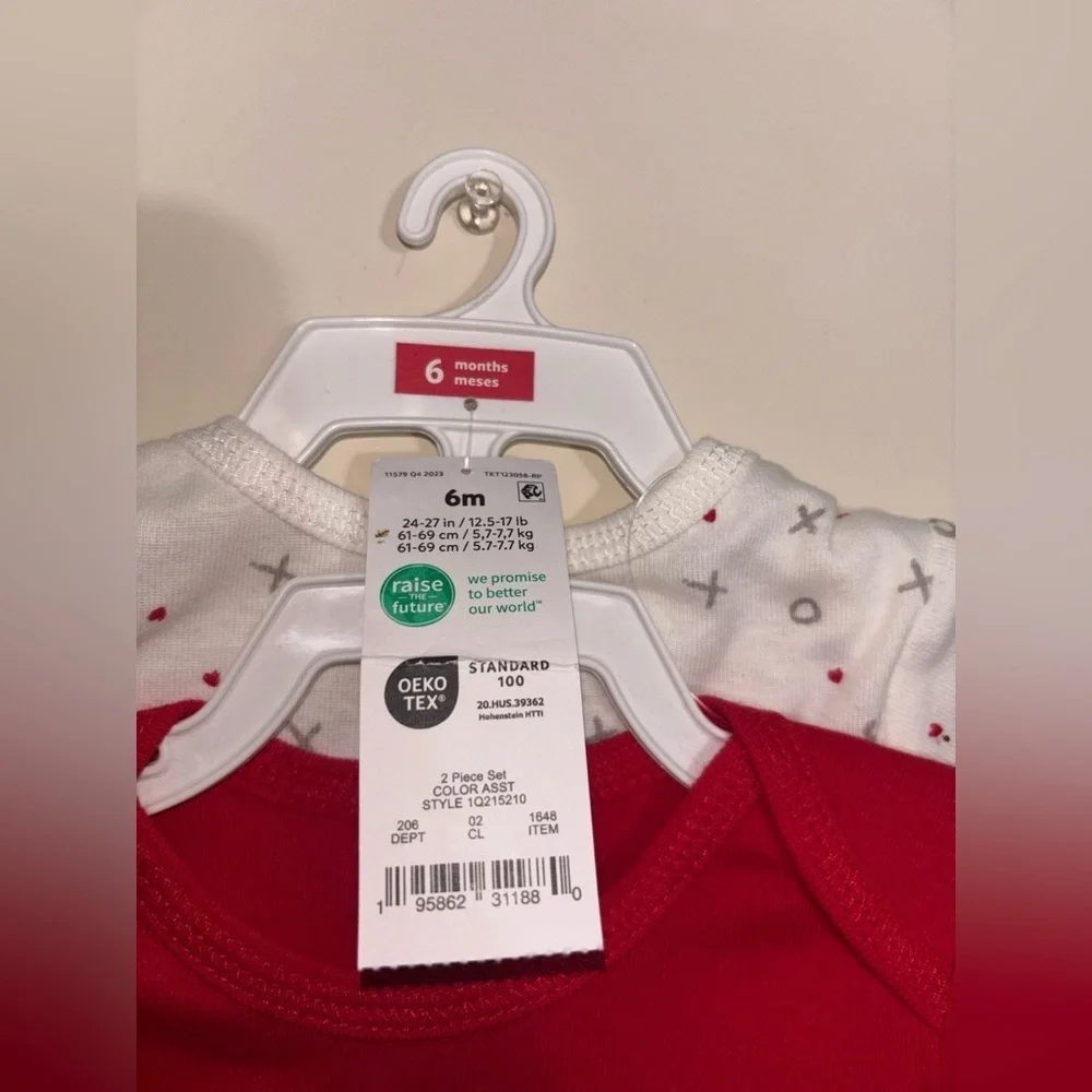 Carter's One-Piece - My First Valentine's Day 6 months
